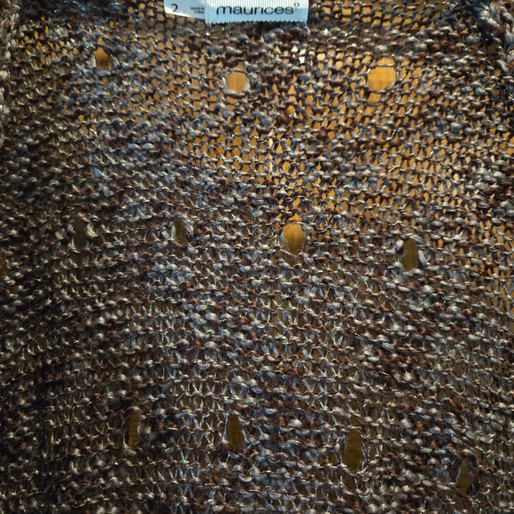 Maurices Brown and Cream Knit Sweater - Picture 7 of 13
